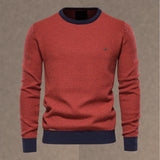 Henry - Eleganter und warmer Sweater – Rot