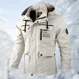 Beno - Funktionale Winterjacke für Herren – Weiß