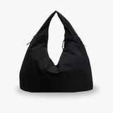 VOYA | Hobo-Tasche – Stylische & Geräumige Alltagstasche aus Nylon – Schwarz