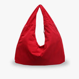 VOYA | Hobo-Tasche – Stylische & Geräumige Alltagstasche aus Nylon – Rot