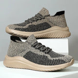 Draca - Atmungsaktiver Strick Sneaker Mit Weicher Gepolsterter Sohle – Khaki