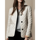 Kurze wattierte Jacke – Lotte – Weiß