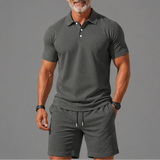 Richy | Stilvolles Polo-Set für Herren – Grau