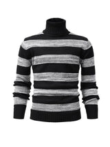 Dorian - herren-rollkragenpullover – Schwarz