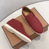Sandro - Stylische Loafer aus Italien – Rotwein