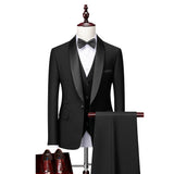Dreiteiliger Slim-Fit-Anzug - Hennes – Schwarz