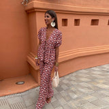 Lisa | Frauen Mode Set – Rot