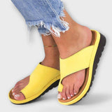 Myna - Bequeme Orthopädische Sandalen – Gelb