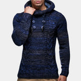 Bruce - modischer hoodie für männer – Blau