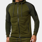 Niko - stylische herrenjacke mit kapuze für einen modernen look – Grün