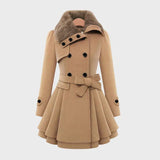 Eldare – trendiges jackenkleid für damen – Khaki