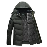 Herren winterjacke – stylisch, warm und perfekt für die kalte jahreszeit – Armeegrün
