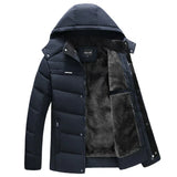 Herren winterjacke – stylisch, warm und perfekt für die kalte jahreszeit – Dunkelblau