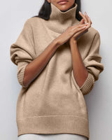 Emily | Rollkragenpullover – Khaki