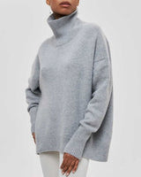 Emily | Rollkragenpullover – Grau