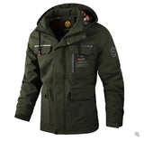 Hochwertige wasserdichte winterjacke für männer – Grün