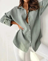 Zoey - Damenbluse – Grau