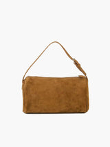 Mini-Wildledertasche – Dunkelbraun
