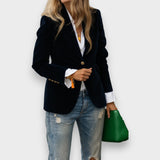 Leandra – Blazer mit tailliertem Schnitt – Schwarz