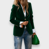 Leandra – Blazer mit tailliertem Schnitt – Grün