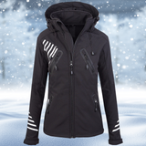 Rita - Stylische wasserdichte Jacke – Schwarz