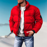 Eisstern daunenjacke für herren – karlan – Rot