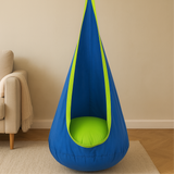 Eldora | Komfortable Outdoor-Abenteuerschaukel für Kinder – Blau-Grün