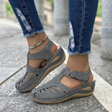 ElegantaStep™ – Elegante Geschlossene Damen Sandalen – Grau