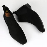 Elegante Chelsea Boots Beige für Stilbewusste – Schwarz