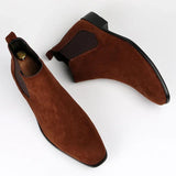 Elegante Chelsea Boots Beige für Stilbewusste – Braun