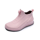 Elegante Gummistiefel im Reinschlüpf-Design – Rosa