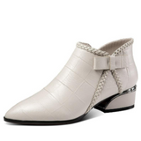 Elegante Knöchelhohe Schuhe für Stilvolle Auftritte – Beige