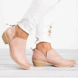 Elegante Knöchelstiefel mit schmaler Silhouette – Rosa