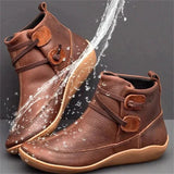 Elegante Stiefeletten mit Wasserdichtem Design – Braun