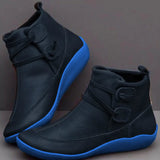 Elegante Stiefeletten mit Wasserdichtem Design – Blau