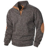 Eleganter Halsspringer mit modernem Stehkragen – Braun