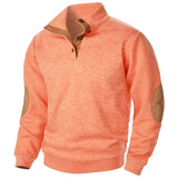 Eleganter Halsspringer mit modernem Stehkragen – Orange