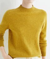 Eleganter Kaschmir Pullover für zeitlosen Komfort – Gelb