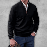 Eleganter Kaschmirpullover für stilvolle Anlässe – Schwarz