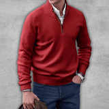 Eleganter Kaschmirpullover für stilvolle Anlässe – Rot