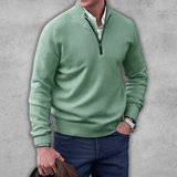 Eleganter Kaschmirpullover für stilvolle Anlässe – Grün