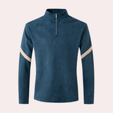 Eleganter Merino Pullover für stilvolle Anlässe – Blau