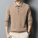 Eleganter Polo Pullover für stilvolle Augenblicke – Beige