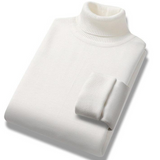 Eleganter Rollkragenpullover für stilvolle Tage – Weiß