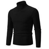 Eleganter Rollkragenpullover mit zeitlosem Stil – Schwarz