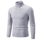 Eleganter Rollkragenpullover mit zeitlosem Stil – Grau