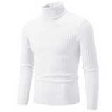 Eleganter Rollkragenpullover mit zeitlosem Stil – Weiß