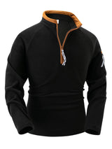 Eleganter Stehkragenpullover für Stilvolle Herren – Schwarz