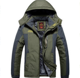Elide | Wasserdichte Outdoorjacke mit Fleecefutter – Grün