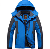Elide | Wasserdichte Outdoorjacke mit Fleecefutter – Blau